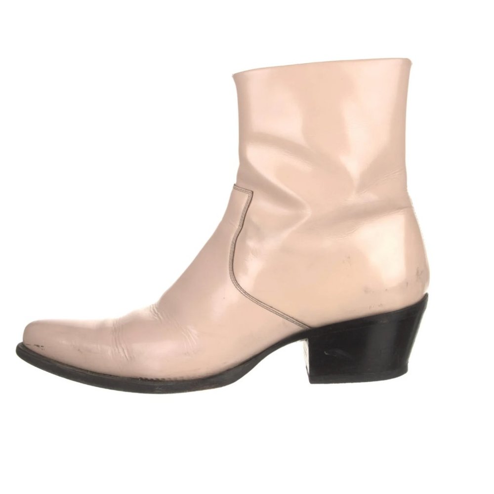 CALVIN KLEIN 205W39NYC Patent Leather Western Boots